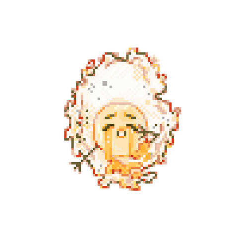 icon for Quo. The icon shows a pixel art illustration of a fried egg. It is crying tears of runny yolk and has tiny stick arms that are daubing at one eye.